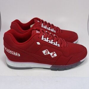 British Knights Metros Lace Up Men's 10.5 Red White Sneakers Casual Shoes BMMETD